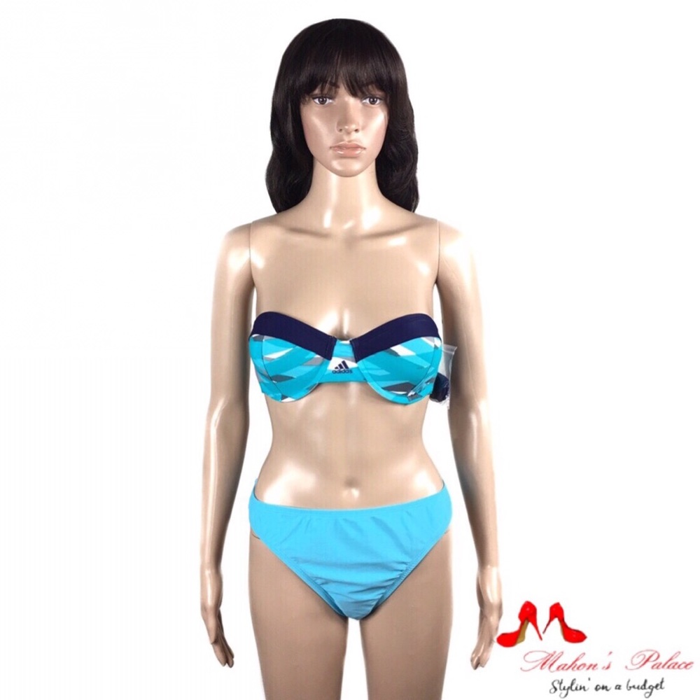 Adidas Swimwear - Bandeau Top & Hipster Bottom